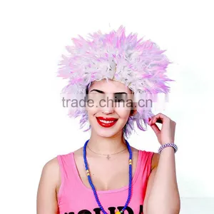 Halloween Costume Clown Wig Afro Kinky Hair Lady's Hair Full Wigs Party Cosplay Halloween Wig thumbnail-4