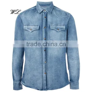 China Wholesale Long Sleeve Man Shirt Latest Shirt Designs for Men Custom Man Shirt thumbnail-1