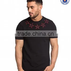 Wholesale China Brushed Cotton Mens Custom Tshirts thumbnail-1