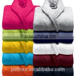 Wholesale Adults 100% Cotton Terry Bathrobe thumbnail-5