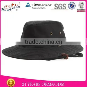 Fashion Custom Plain Cheap Digital Printed Jean Bucket Hat With String Wholesale thumbnail-3