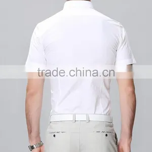 Wholesale Plain White 100% Cotton t Shirts for Men Classic t Shirt Design for Men thumbnail-2