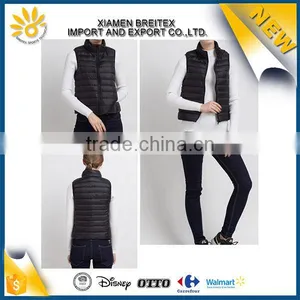 New Design Custom Light Weight Windproof Women Sports Vest Winter thumbnail-1