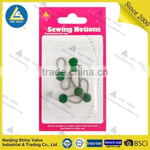Mixed Sizes Packed Metal Collar Button Extenders in Different Colors Crystal Mounted With Elastic in the Spring thumbnail-5