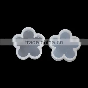 Silicone DIY Tools Resin Mold Flower White 32mm x 31mm thumbnail-1