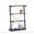 Fashionable Metal Free Standing Display Rack With 3 Tires DX-8909 thumbnail-1