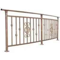 Non-welded Balcony Steel Handrail thumbnail-1