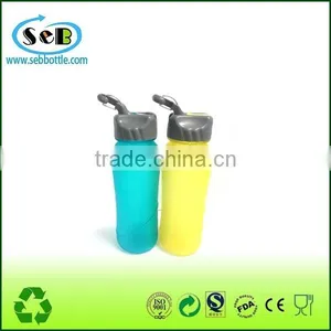 Outdoor Student Plastic Water Bottle for Camping ,Tritan/PC Plastic Water Bottles,plastic Sport Bottles With Straw Lid thumbnail-1