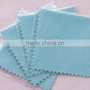 Jewelry Silver Cleaning Polishing Cloth Flannel Fabric Cloth With Polybag Individually thumbnail-1