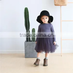 B41004A Children's Long Sleeve Spring Autumn Fairy Dress Kids Fashion Clothes thumbnail-1