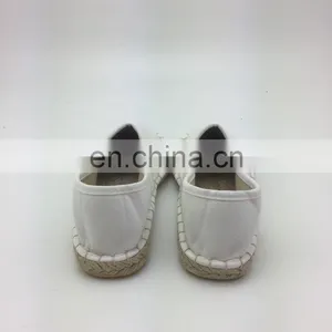 Wholesale White Canvas Shoes Customized Espadrilles Women thumbnail-4