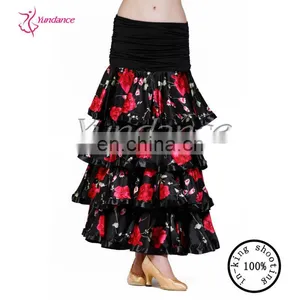 AB023 Dance Practice Fuffly Waves Flamenco Dress thumbnail-2