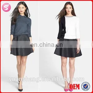 2015 Sexy Girls Metallic Flare Mini Skirt thumbnail-1