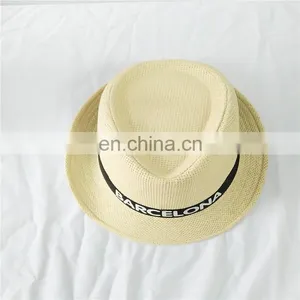 Straw Weaving Fedora Hat Ribbon & Rope thumbnail-4