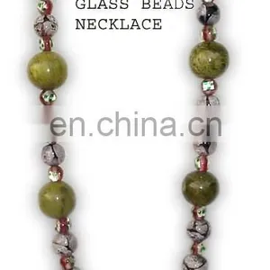 Wholesale Fashion Girl Glass Beads Necklace thumbnail-2
