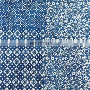 Traditional Indian Handmade Indigo Carpet Rug Home Decor Living Room Cotton Rug thumbnail-2