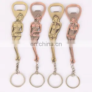 Hot Sale Meytal Antique Style Sexy Russian Lady Wine Keychain Bottle Opener thumbnail-5