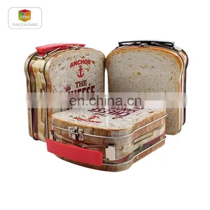 Lunch Tin Box With Handle/bread Tin Box Packaging/food Tin Box thumbnail-5