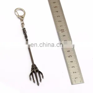 DC Comic Justice League Super Heros Aquaman Trident Model Keychain thumbnail-3