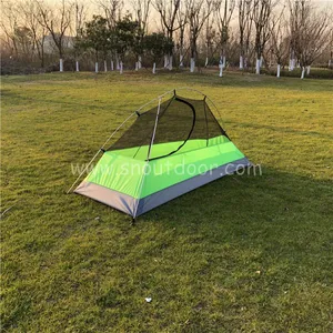 1 Person Tent ZP015L Green Color Backpacking Lightweight Tents thumbnail-5