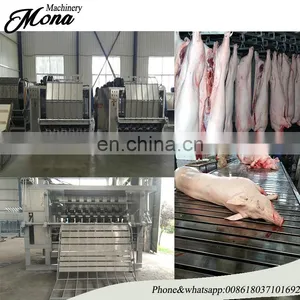 Pig de Hairing Machine /Hydraulic De Bristling /whole Pig Slaughter Machine With Factory Price thumbnail-5