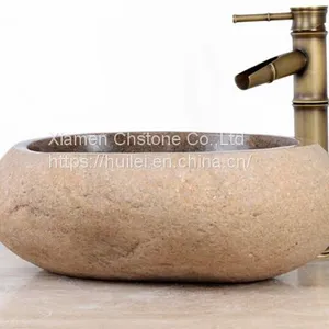 Yellow River Stone Sinks, River Stone Basins, Stone Sinks thumbnail-2