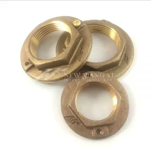 CNC Well Processed Bronze Flanged Nuts Marine Hardware thumbnail-1