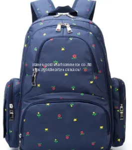 Custom Stylish Quilted Polyester 600d Changing Adult Baby Diaper Bag for Mother thumbnail-1