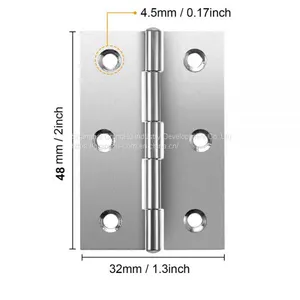 Hot Sale ! Stainless Steel Screws for Cabinet Cupboard Jewelry Box Door Hinge Cabinet Hinge Furniture Hinge thumbnail-4