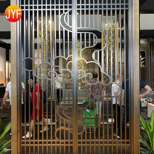 JYFQ0199 Custom Stainless Steel Decorative Screen Sheet Metal Laser Cutting Service thumbnail-2