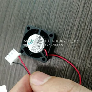 25x25x10mm DC 12V 0.09A Double Ball Bearing Miniature Device Hard Fan thumbnail-1