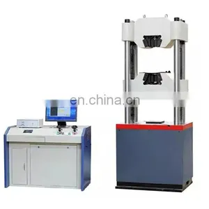Elevator Steel Rope Hydraulic Universal Testing Machine 600 kN 60 Ton Servo Computer Control Tensile Tester Equipment thumbnail-2