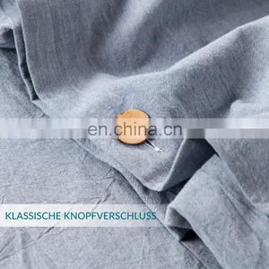 Luxury Brand 100% Cotton Material UK Single Sizes Duvet Cover Sets thumbnail-5