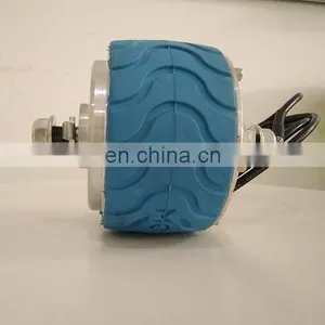 CE Approved High Quality 4" 4inch 36v 200W DC Brushless Geared Hub Motor for Robotics thumbnail-1