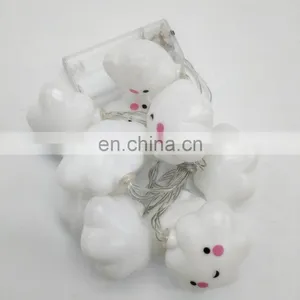 Lovely Smiling Cloud Style 10 Lights Kids Battery String Lights thumbnail-5