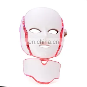 YK-L01 7 Colors Infrared Light Face and Neck Whitening Facial Mask Face Lifting LED Light Therapy Mask thumbnail-1