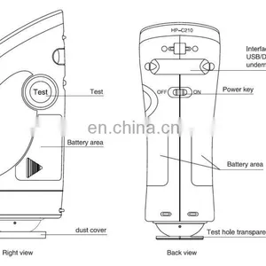 Portable HP-C210 Precise Color Reader thumbnail-2
