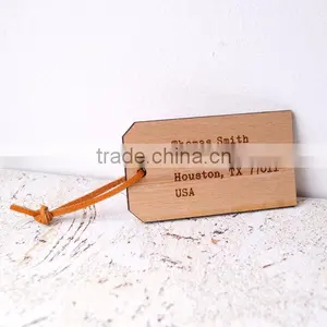 Custom Made Logo and Painted Color Wooden Scutcheon Tags thumbnail-2