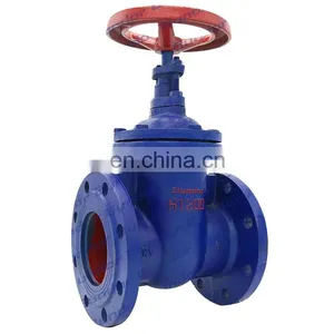 Bundor 10k Gate Valve HT200 4" Metal Seal Flanged Ends PN16 Flanged End Cast Iron Stem Industry Gate Valve thumbnail-1