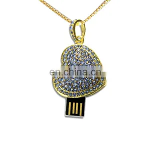 Shinny Diamond Usb 3.0 Jewelry Memory Sticker Nice Diamond Promotional Gift Usb Flash Driver thumbnail-5
