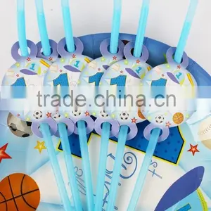2016 New 78pcs Sports Boy Kids Boys Birthday Party Decorations Kids Event Party Supplies Party Decoration PS001 thumbnail-6