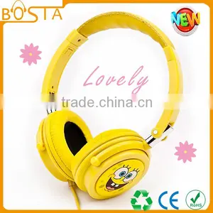 Stereo Best Selling Deep Bass Coolest Fashion Cheap Sponge Bob Headphones for Sales thumbnail-1
