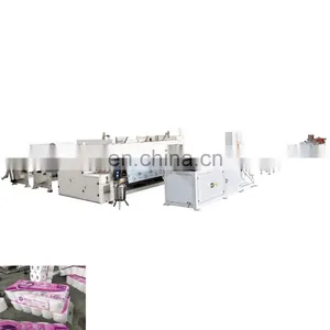 China Supplier Automatic Small Toilet Tissue Machine Production Line thumbnail-1