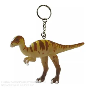 PVC Jurassic Dinosaur Keychain Hot Selling Dinosaur Animal Key Chain Promotion Gift Keychain thumbnail-4
