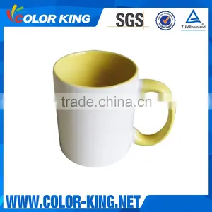 Top Sale 11OZ Cheap Inner Colorful Blank White Ceramic Sublimation Mug thumbnail-5