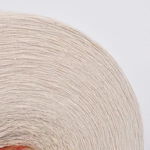 Ne5.5s Raw White Recycled Polyester Cotton Yarn for Weaving Belt Tape thumbnail-3