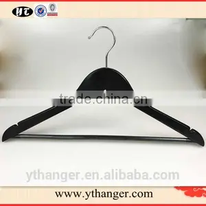 Black Home and Hotel Usage Thin Flat Wooden Hanger for Clothes Most Popular Supplier's Choice thumbnail-1