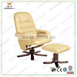 WorkWell Zero Gravity White Recliner Chair With PU Leather Kw-R52 thumbnail-1