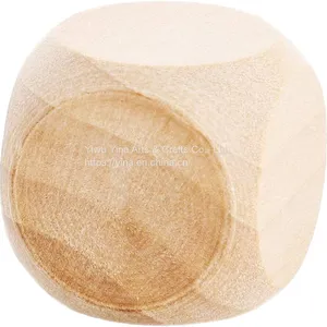 Wholesale Custom Blocks Wooden, Unfinished Wooden Dice, Blank Square Blocks thumbnail-2