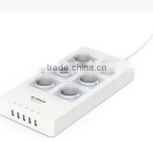 Electrical USB Multifunctional Plug Type and Non-Grounding Universal to Germany Europe Plug Adapter thumbnail-2